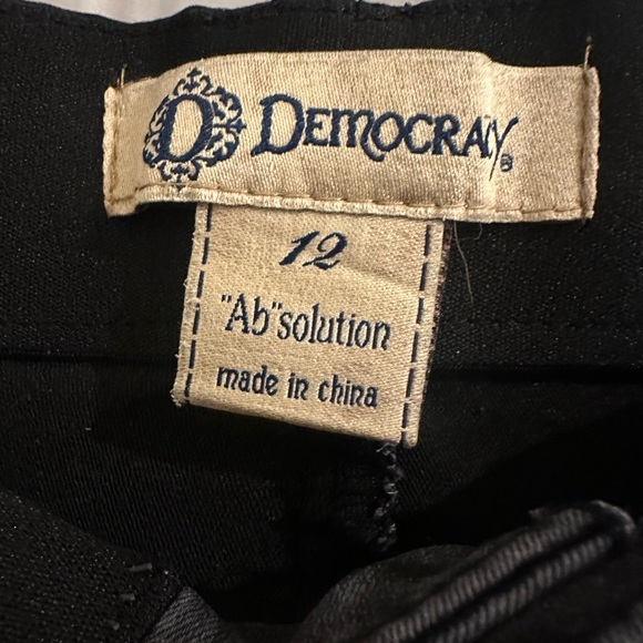 Democracy Ab-solution black Skinny jeans -size 12 - Picture 3 of 5